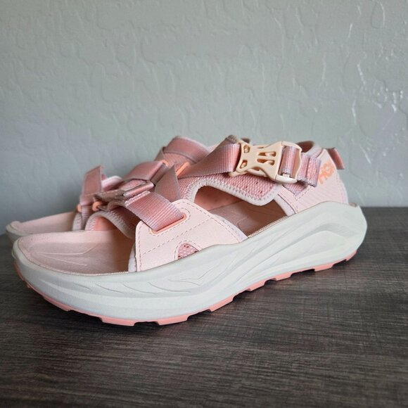 Hoka Infini Hike TC Sandals Dawn Light/Vanilla Size Women's 10B Sporty Outdoor - Picture 11 of 11